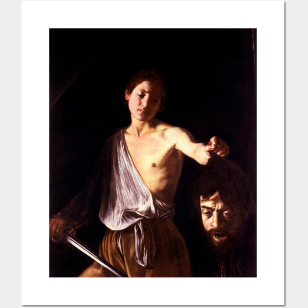 High Resolution Caravaggio David with the Head of Goliath Wall Art by tiokvadrat